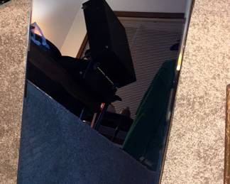 Vintage Cobalt Blue Mirror