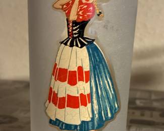 Vintage Risqué Semi Nude Dutch Girl