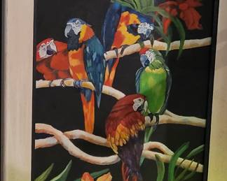 Parrot painting