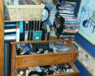 VHS, DVD, CD, Cassette