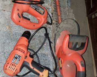 Electric tools / drill / jig / hedge trimmers