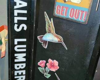 Falls Lumber plastic light up sign (cover only)