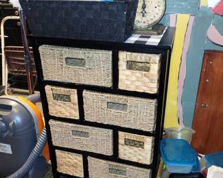 Basket Cubby Cabinet