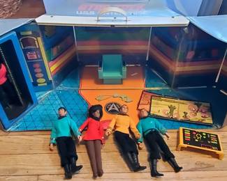 Star Trek Mego USS Enterprise Bridge Playset w/5 figures