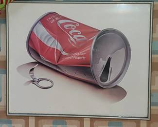 Tom L:idell 1981 Coca~Cola poster