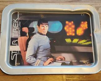 Spock TV tray ~ dented