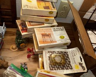 Doll house furniture kits