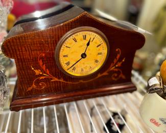 Antique small mantle clock.