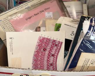 Sewing, knitting and craft books