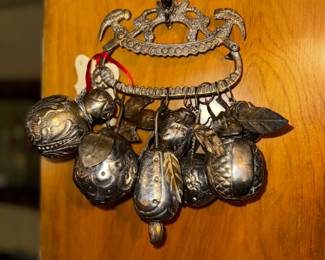 Vintage large Penca de Balangandan charm door hanging