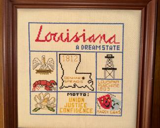 Louisiana needlepoint