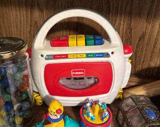 Vintage Playskool cassette player