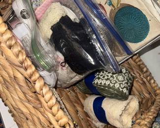 Sewing stuff and ribbon