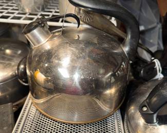 Whistling tea kettle