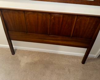 MCM double bed. Headboard , footboard and side rails not pictured