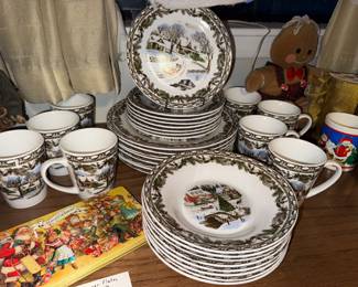 Gibson Home Christmas Toile set