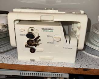 Black and Decker space maker under counter mount can opener knife sharpener