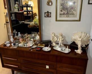 MCM dresser with mirror