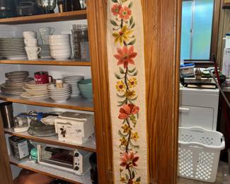 Needle point bell pull