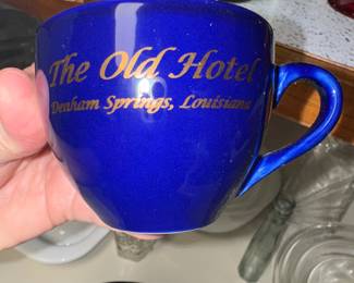 Coffee cup from the Old Hotel in Denham Springs