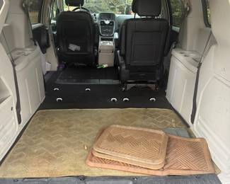 Has two captain chairs for back but not bench seat.