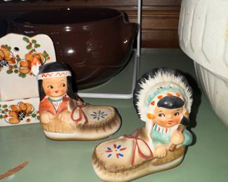 Cute little Indian salt and pepper shakers