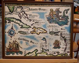 Southern Caribean Map Southern Indies