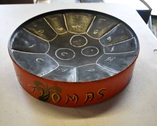 Vtg Souvenier Small Steel Drum