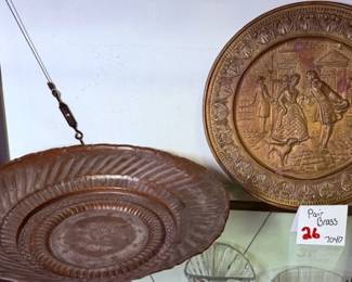 Pair of Brass Plates