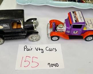 Pair of Vintage Cars