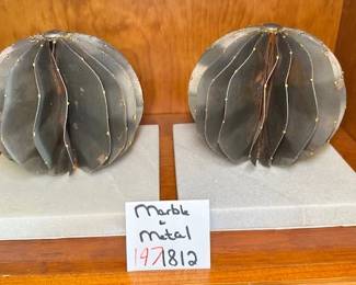 Marble and Metal Statues