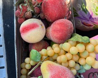 Vintage frosted fruit