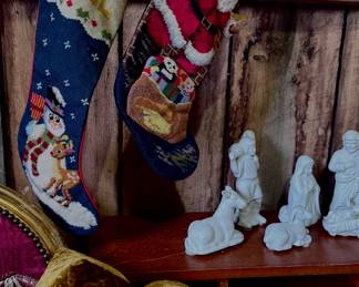 Needlepoint stockings