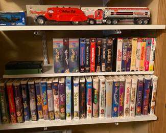 DVD's and toy cars