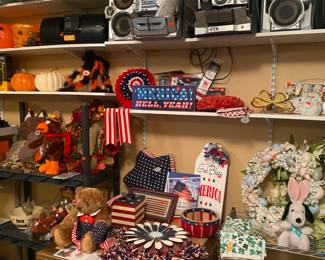 DVD and Cassette players, Holiday decor