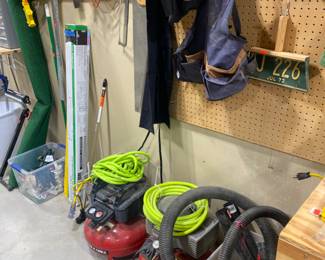 air compressors, misc tools