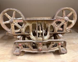 Beatty Brothers Limited patented cast iron hay barn pulley.  Price $150