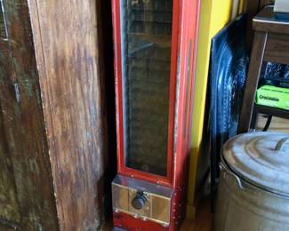 $250 - Vintage coin- operated candy machine 