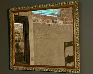 Vintage large painted mirror from the 1950's.  Price $175