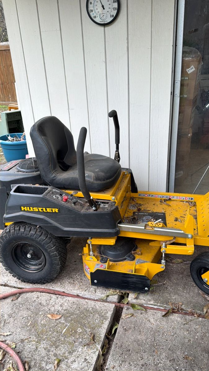 Hustler riding mower