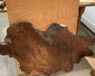 Walnut slab…would make a stunning “one of a kind” coffee table