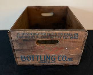 Wood Bottle Crate