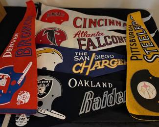 Vintage NFL Pennants