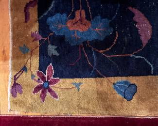 Chinese Art Deco Peking Rug. Measures 4' x 6' 9". Photo 3 of 4. 