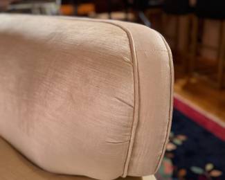 Mid-Century Three-Piece Curved Sofa. Measures 124" W x 36" D x 29" H x 18" Seat Height. Photo 5 of 6. 