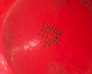 Jens Quistgaard Dansk Kobenstyle Red Enamel Butter Warmer. Photo 3 of 3. 