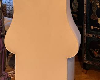 Vegan Leather Upholstered Porters Chair with Nailhead Trim. Measures Photo 6 of 6. 