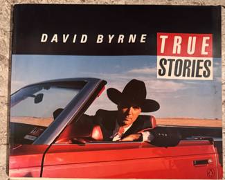 David Byrne True Stories Book. 