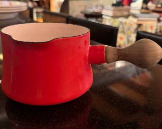 Jens Quistgaard Dansk Kobenstyle Red Enamel Butter Warmer. Photo 1 of 3. 