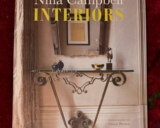 Nina Campbell Interiors Coffee Table Book. 
